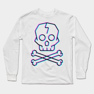 Skull Simple Graphic Long Sleeve T-Shirt